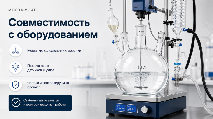 Колба плоскодонная